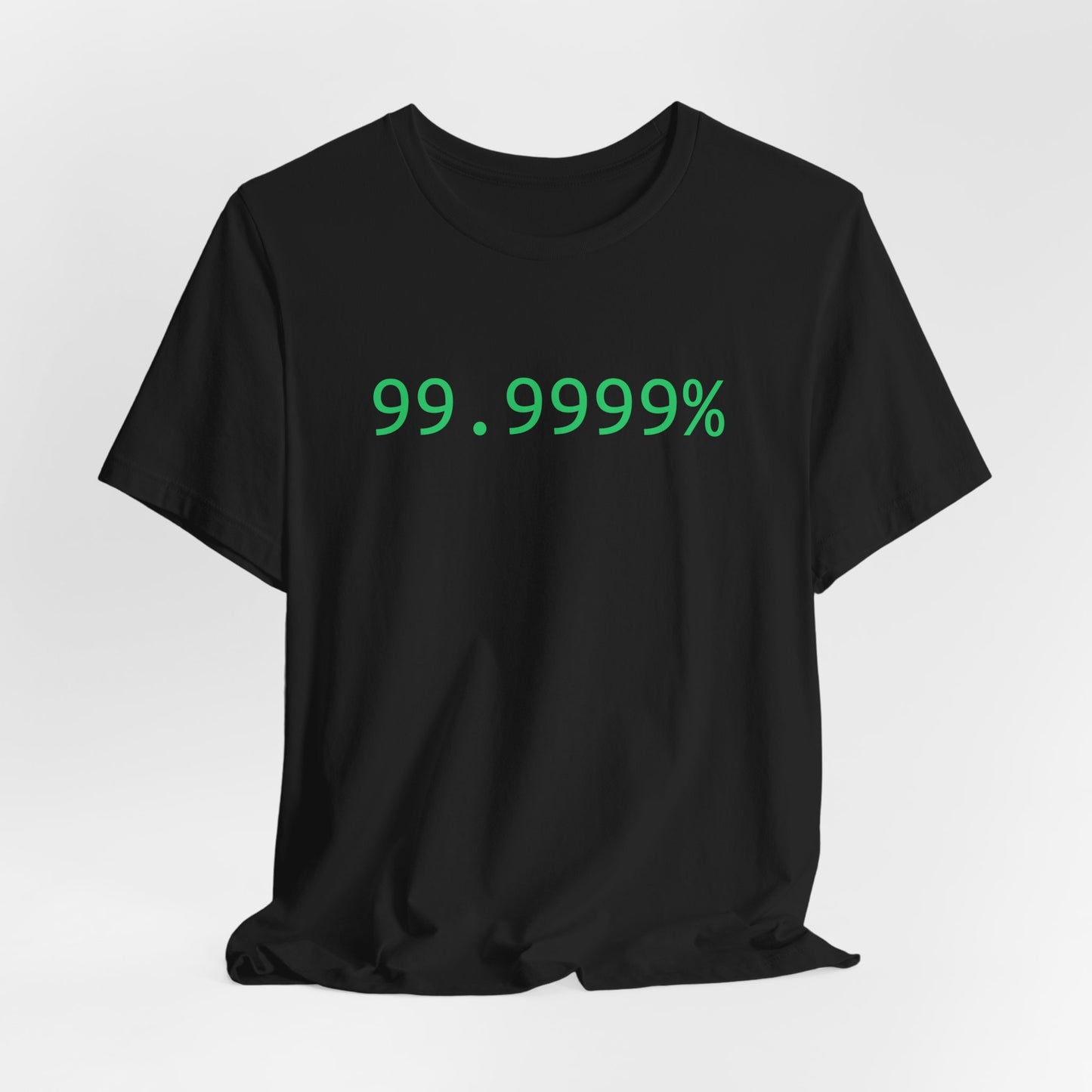 “6 9s” Reliability Tee — 99.9999% Uptime Engineer Shirt