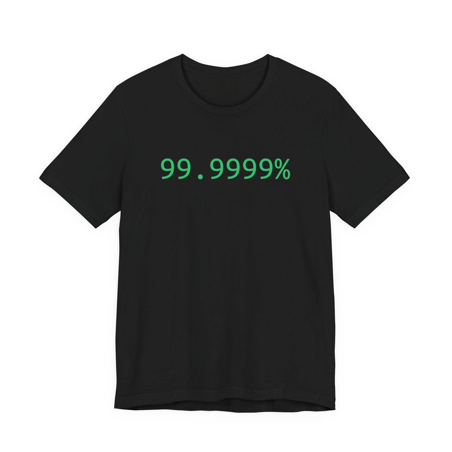“6 9s” Reliability Tee — 99.9999% Uptime Engineer Shirt